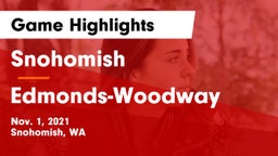 Snohomish  vs Edmonds-Woodway Game Highlights - Nov. 1, 2021