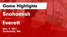 Snohomish  vs Everett  Game Highlights - Nov. 9, 2021