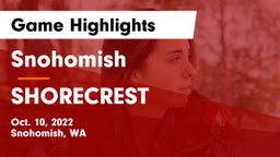 Snohomish  vs SHORECREST  Game Highlights - Oct. 10, 2022