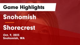 Snohomish  vs Shorecrest Game Highlights - Oct. 9, 2023