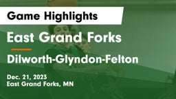 East Grand Forks  vs Dilworth-Glyndon-Felton  Game Highlights - Dec. 21, 2023