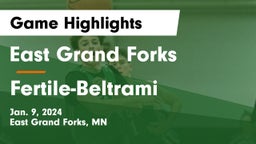 East Grand Forks  vs Fertile-Beltrami  Game Highlights - Jan. 9, 2024