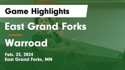 East Grand Forks  vs Warroad  Game Highlights - Feb. 23, 2024
