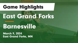 East Grand Forks  vs Barnesville  Game Highlights - March 9, 2024
