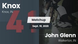 Matchup: Knox  vs. John Glenn  2020