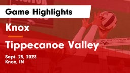 Knox  vs Tippecanoe Valley  Game Highlights - Sept. 25, 2023
