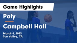 Poly  vs Campbell Hall Game Highlights - March 4, 2023