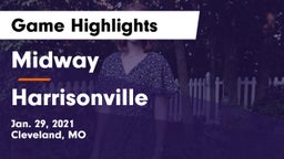 Midway  vs Harrisonville  Game Highlights - Jan. 29, 2021