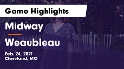 Midway  vs Weaubleau  Game Highlights - Feb. 24, 2021