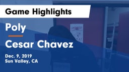 Poly  vs Cesar Chavez Game Highlights - Dec. 9, 2019