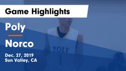 Poly  vs Norco Game Highlights - Dec. 27, 2019