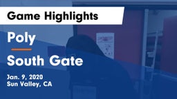 Poly  vs South Gate Game Highlights - Jan. 9, 2020