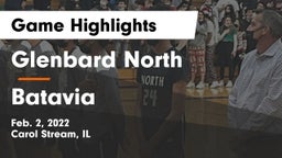 Glenbard North  vs Batavia  Game Highlights - Feb. 2, 2022