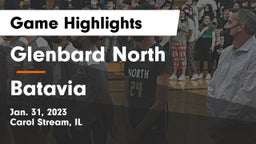 Glenbard North  vs Batavia  Game Highlights - Jan. 31, 2023