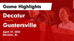 Decatur  vs Guntersville  Game Highlights - April 19, 2022