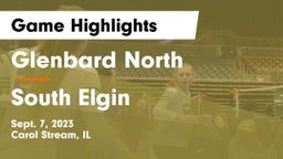 Glenbard North  vs South Elgin  Game Highlights - Sept. 7, 2023