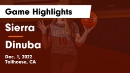 Sierra  vs Dinuba  Game Highlights - Dec. 1, 2022