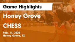 Honey Grove  vs CHESS Game Highlights - Feb. 11, 2020