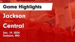 Jackson  vs Central  Game Highlights - Jan. 19, 2024