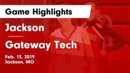 Jackson  vs Gateway Tech  Game Highlights - Feb. 13, 2019