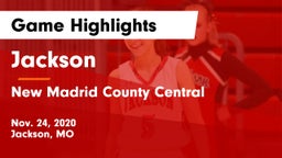 Jackson  vs New Madrid County Central  Game Highlights - Nov. 24, 2020