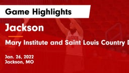Jackson  vs Mary Institute and Saint Louis Country Day School Game Highlights - Jan. 26, 2022
