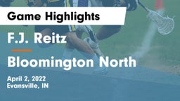 F.J. Reitz  vs Bloomington North  Game Highlights - April 2, 2022