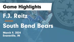 F.J. Reitz  vs South Bend Bears Game Highlights - March 9, 2024