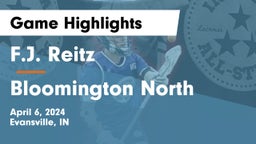 F.J. Reitz  vs Bloomington North  Game Highlights - April 6, 2024