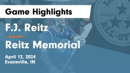 F.J. Reitz  vs Reitz Memorial  Game Highlights - April 12, 2024