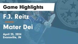 F.J. Reitz  vs Mater Dei  Game Highlights - April 25, 2024