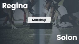 Matchup: Regina  vs. Solon High 2016