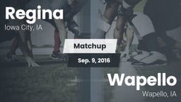 Matchup: Regina  vs. Wapello  2016