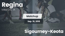 Matchup: Regina  vs. Sigourney-Keota 2016