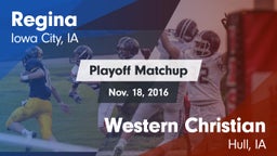Matchup: Regina  vs. Western Christian  2016