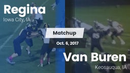 Matchup: Regina  vs. Van Buren  2017