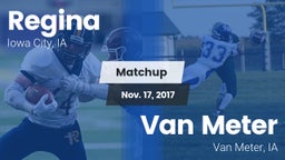 Matchup: Regina  vs. Van Meter  2017
