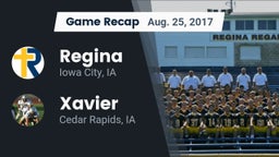 Recap: Regina  vs. Xavier  2017