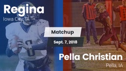 Matchup: Regina  vs. Pella Christian  2018