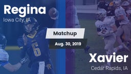 Matchup: Regina  vs. Xavier  2019