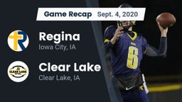 Recap: Regina  vs. Clear Lake  2020
