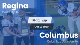 Matchup: Regina  vs. Columbus  2020