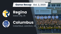 Recap: Regina  vs. Columbus  2020