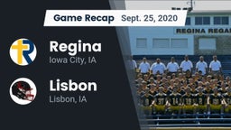 Recap: Regina  vs. Lisbon  2020