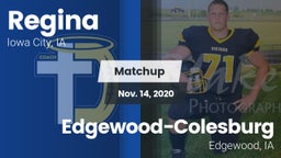 Matchup: Regina  vs. Edgewood-Colesburg  2020
