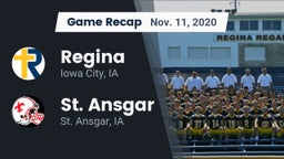Recap: Regina  vs. St. Ansgar  2020