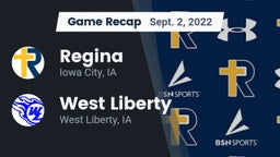 Recap: Regina  vs. West Liberty  2022