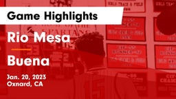 Rio Mesa  vs Buena  Game Highlights - Jan. 20, 2023