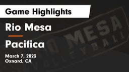 Rio Mesa  vs Pacifica  Game Highlights - March 7, 2023