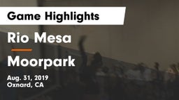 Rio Mesa  vs Moorpark  Game Highlights - Aug. 31, 2019